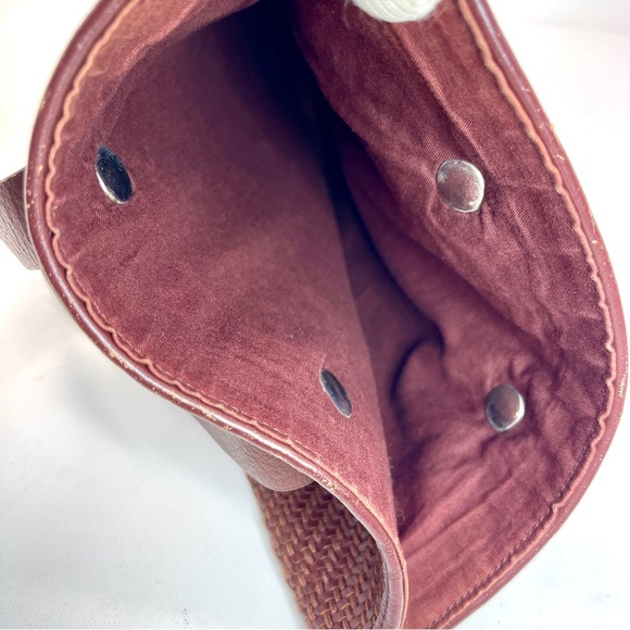 Hermés Ahmedebad Woven Leather Tote in Burnt Sienna 🍁 - Picture 9 of 14